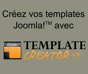 Créez vos templates Joomla avec Template Creator CK