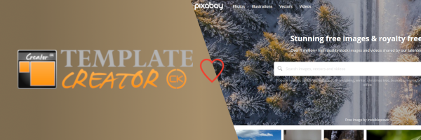 Pixabay integrated into Template Creator CK